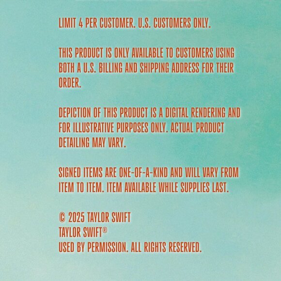 Taylor Swift - The Life of a Showgirl *SIGNED* #3 - Picture 3 of 4